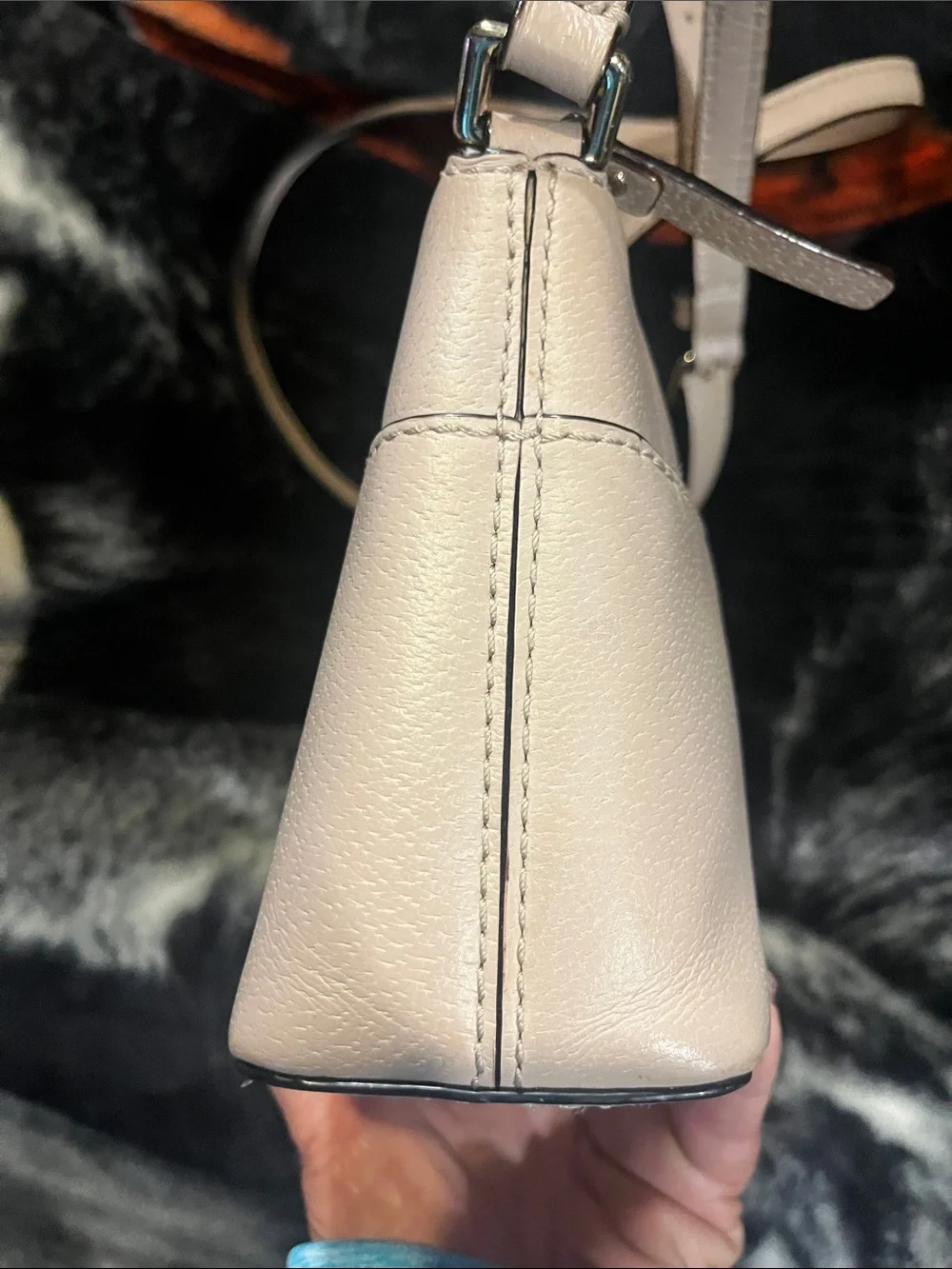 kate spade Millie grove street beige leather crossbody bag